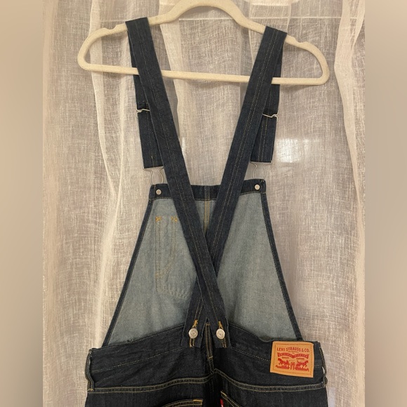 Levi’s Denim Rinsed Wash Overalls - Picture 5 of 8